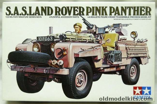 Tamiya 1/35 SAS Land Rover Pink Panther - Special Air Service, 3576 plastic model kit